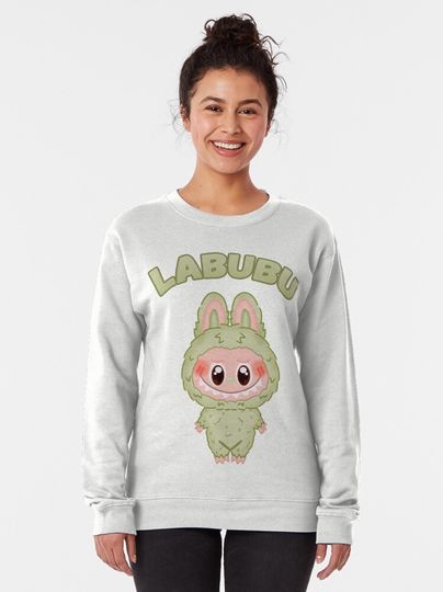 Labubu Green Grape Version 2 Pullover Sweatshirt
