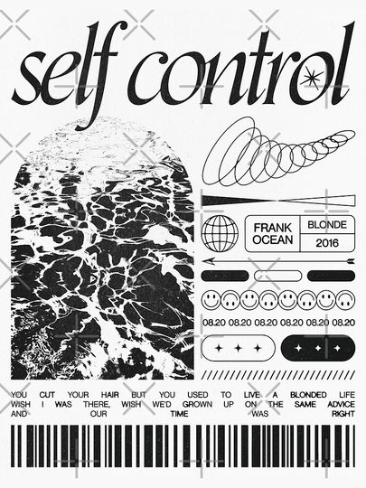 self control - frank ocean Poster