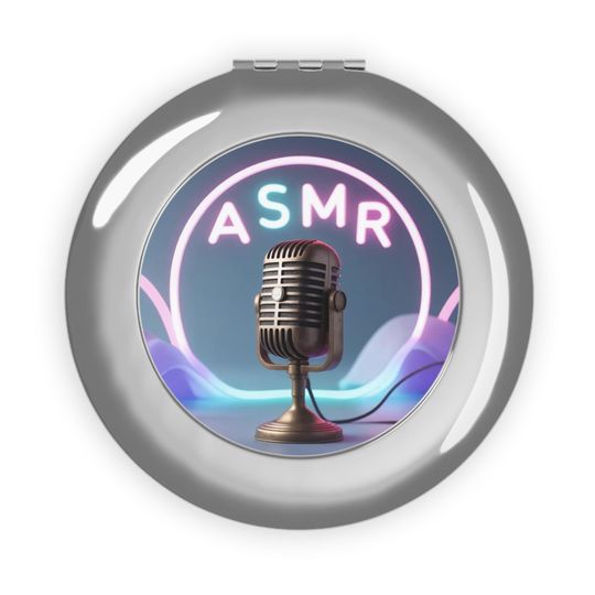 ASMR Compact Travel Mirror, Gift For Her