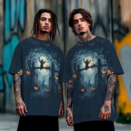 3D Pattern Print T-Shirt – Lightweight Flexible Stylish Apparel