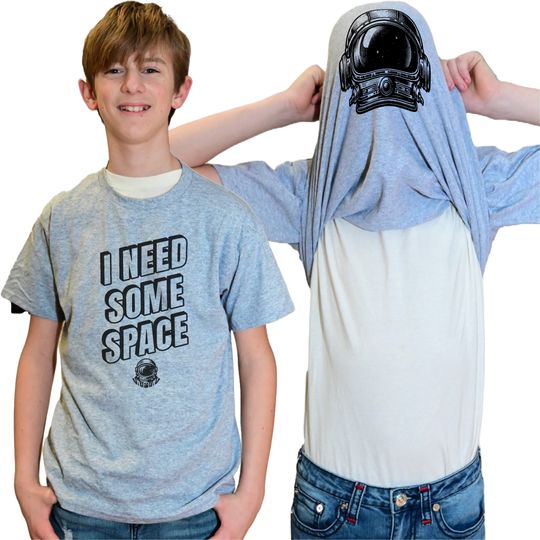 I Need Some Space Astronaut Flip Shirt - Funny Outer Space Flip Tee - Space Gift