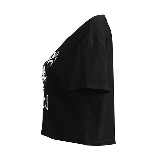 Feral Crop Top - Doberman Tattoo Shirt