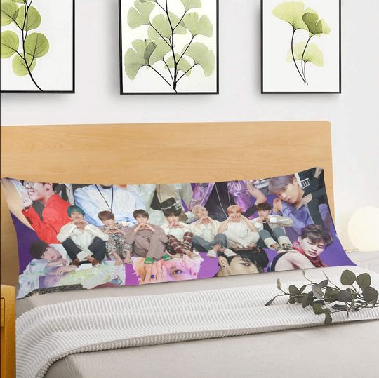 BTS Collage Body Pillow Case - Bedroom Home Decor