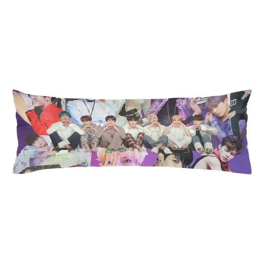 BTS Collage Body Pillow Case - Bedroom Home Decor