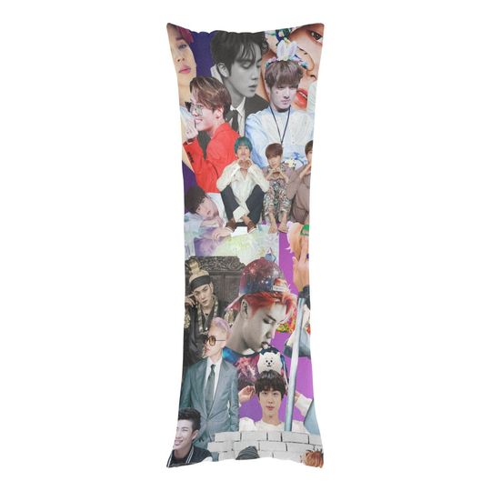 BTS Collage Body Pillow Case - Bedroom Home Decor