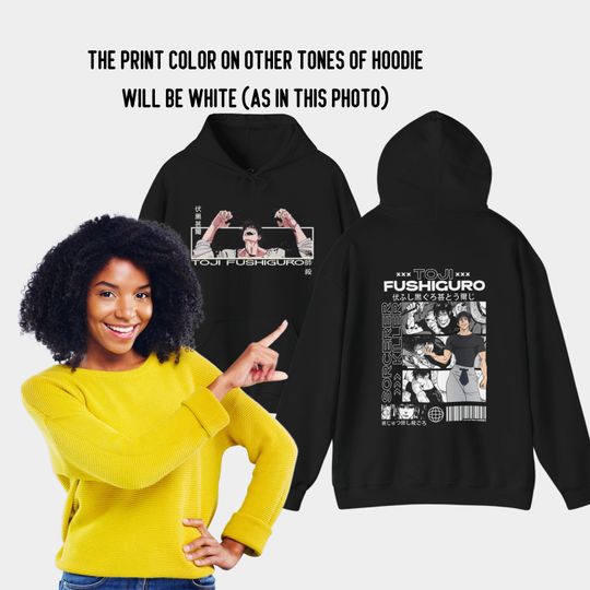 Toji Fushiguro Anime Manga Jujutsu Satoru hoodie Gift for friends Gift for anime fan Funny gift  Unisex hoodie