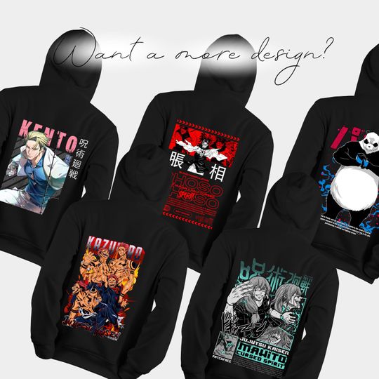 Toji Fushiguro Anime Manga Jujutsu Satoru hoodie Gift for friends Gift for anime fan Funny gift  Unisex hoodie