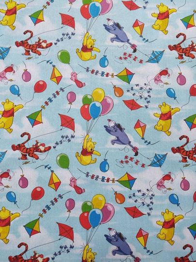 Winnie the Pooh & Friends Cotton Crib Sheet & Nursery Bedding , Crib Cover for Baby