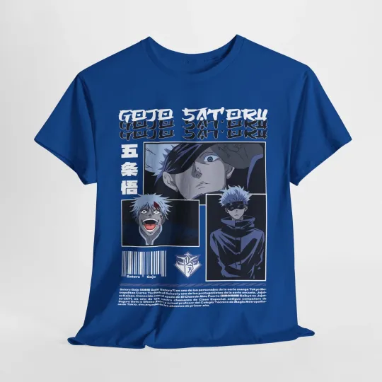Gojo Satoru Jujutsu Satoru T-Shirt Sukuna Anime Japanese Tee Shirt Manga JJK