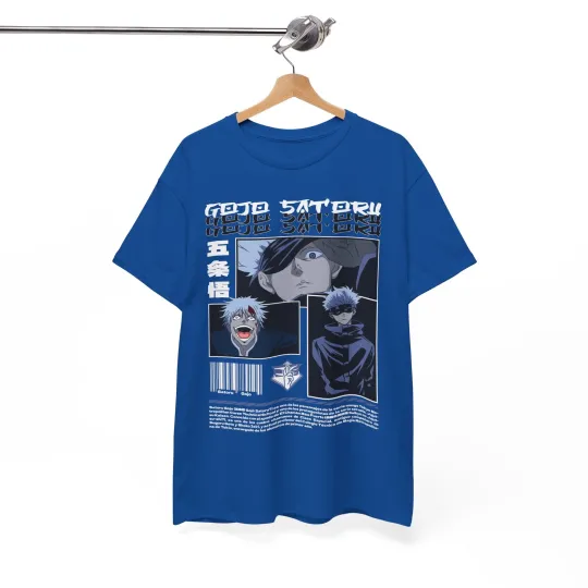 Gojo Satoru Jujutsu Satoru T-Shirt Sukuna Anime Japanese Tee Shirt Manga JJK