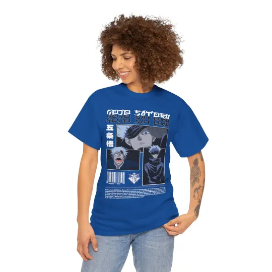 Gojo Satoru Jujutsu Satoru T-Shirt Sukuna Anime Japanese Tee Shirt Manga JJK