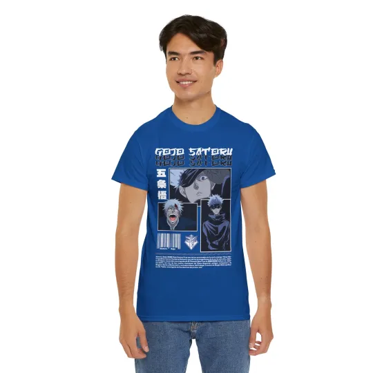 Gojo Satoru Jujutsu Satoru T-Shirt Sukuna Anime Japanese Tee Shirt Manga JJK
