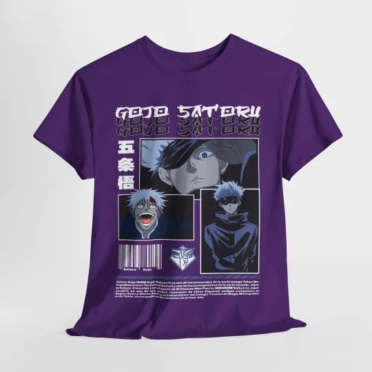 Gojo Satoru Jujutsu Satoru T-Shirt Sukuna Anime Japanese Tee Shirt Manga JJK