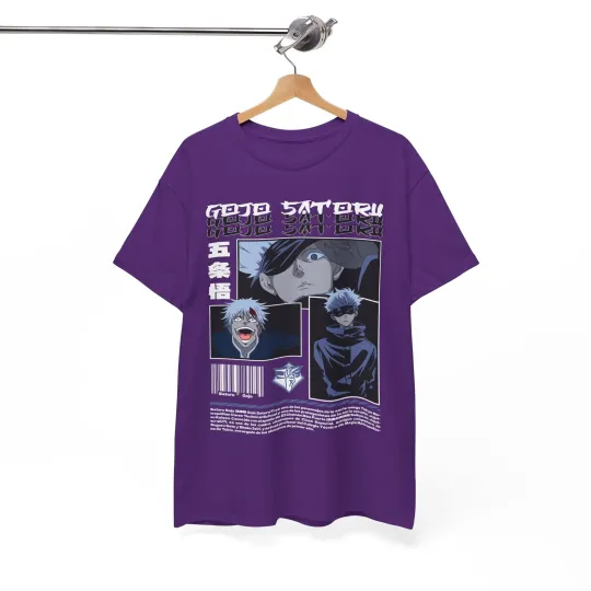 Gojo Satoru Jujutsu Satoru T-Shirt Sukuna Anime Japanese Tee Shirt Manga JJK