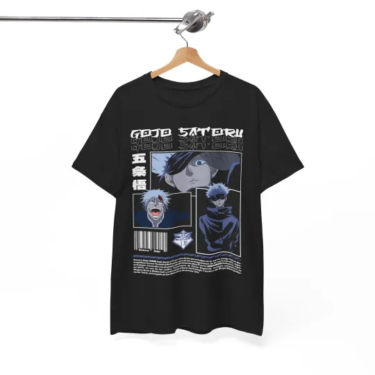 Gojo Satoru Jujutsu Satoru T-Shirt Sukuna Anime Japanese Tee Shirt Manga JJK