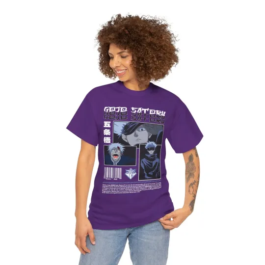 Gojo Satoru Jujutsu Satoru T-Shirt Sukuna Anime Japanese Tee Shirt Manga JJK