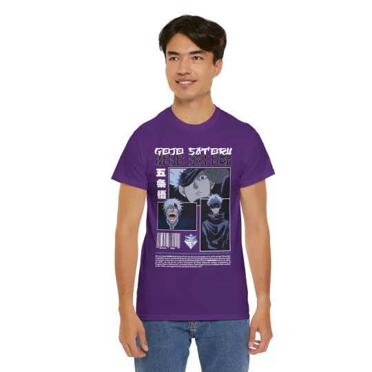 Gojo Satoru Jujutsu Satoru T-Shirt Sukuna Anime Japanese Tee Shirt Manga JJK