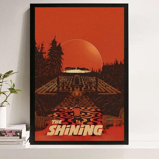 The Shining Horror Movie Poster, Room Decor, Wall Art, Gift Idea