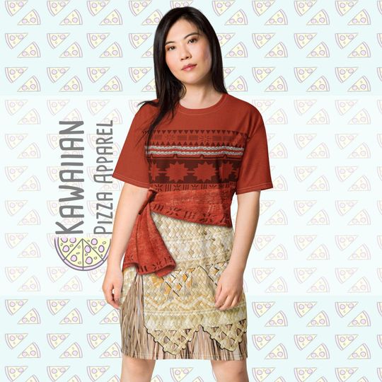 Women's Moana Inspired T-shirt dress