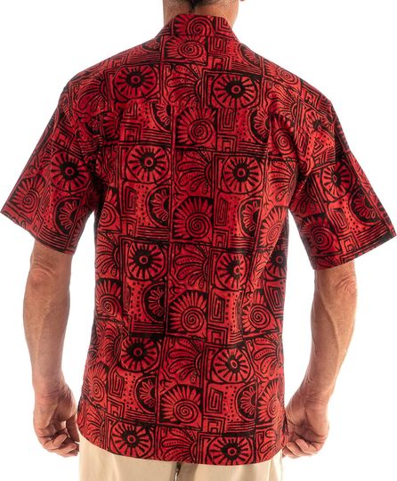 Indo Bay Tropical Hawaiian Batik Shirt