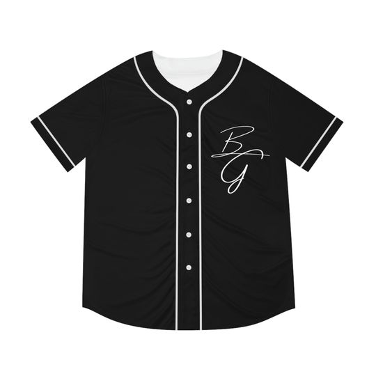 Black Growth Men's baseball Jersey