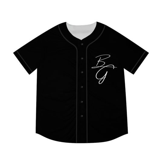 Black Growth Men's baseball Jersey