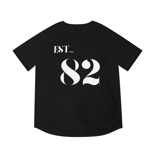 Black Growth Men's baseball Jersey