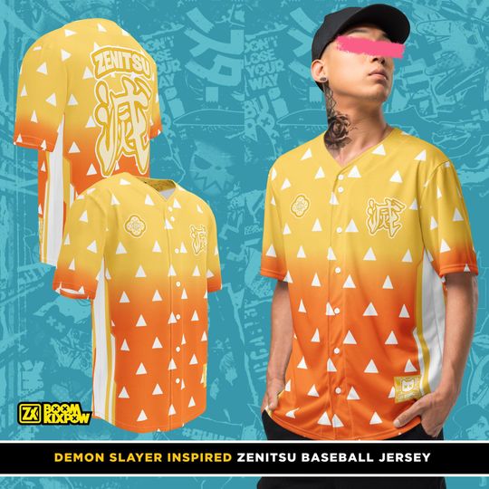 zenittsu Agatsuma demon Baseball Jersey