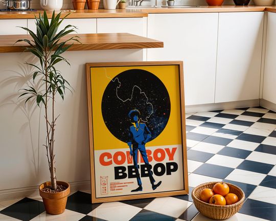 Cow Bebop Anime Poster – Wall Art Print for Manga & Anime Fans