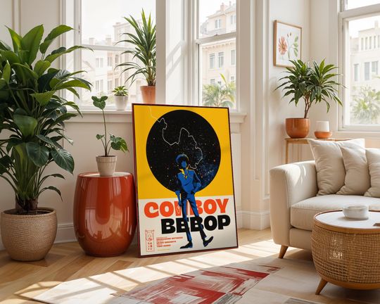Cow Bebop Anime Poster – Wall Art Print for Manga & Anime Fans