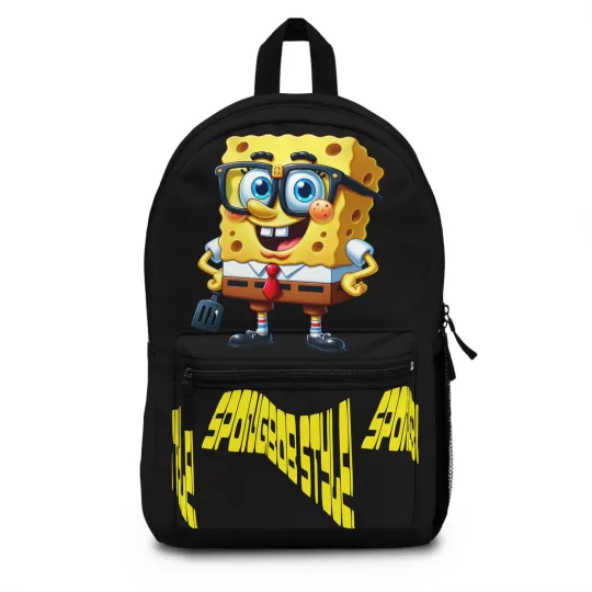 SpongeBob SquarePants Backpack – Fun Cartoon School Bag for Kids Fans