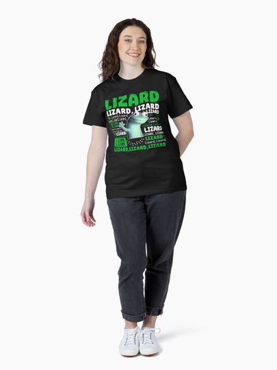 Lizard Lizard Lizard Meme, Titok Viral Meme Lizard, Lizard Button Meme Classic T-Shirt