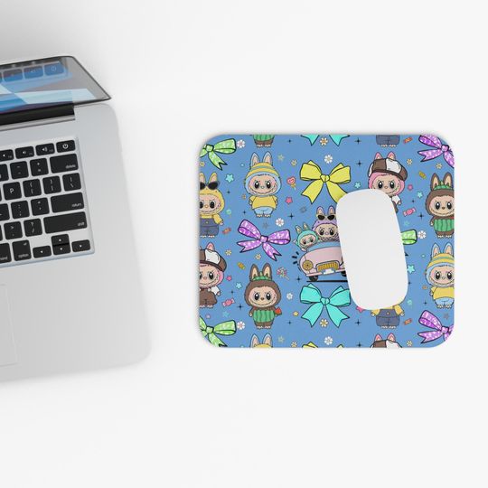 Cute Labubu Monster Mouse Pads
