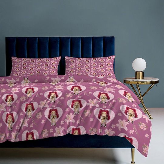 KPOP Demon Hunters 3-Piece Bedding Set-90"x90"/ 229x229cm