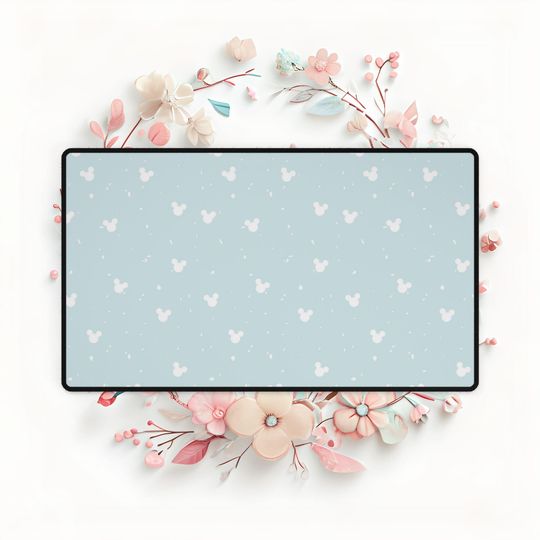 Whimsical Mickey Mouse Disney Inspired Desk Mat,Cute Mouse Pad for Office