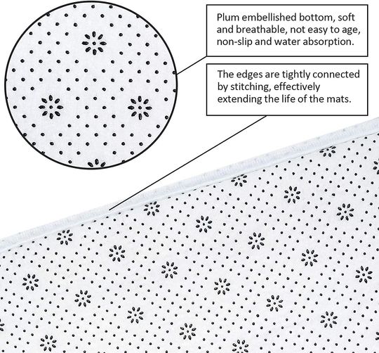 Britimes 4 Piece Shower Curtain Sets