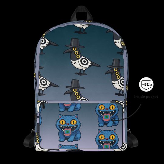 Demon crow Backpack K pop demon hunters