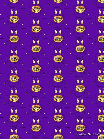 Labubu Big Into Energy names Purple  A-Line Dress, Gift for Her