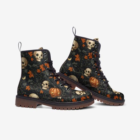 Fall Halloween Grunge Vegan Boots – Leather Boots
