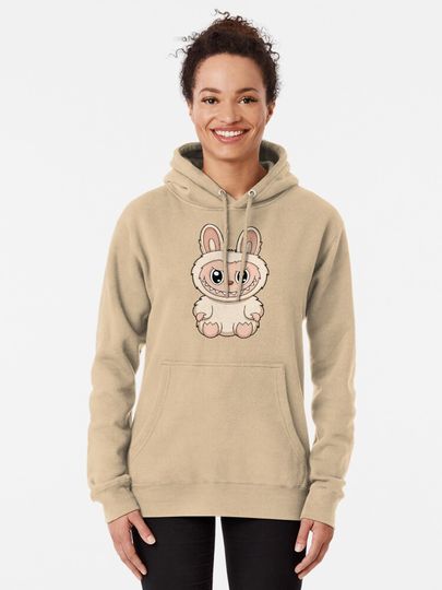 Labubu Soymilk Cute Character Pullover Hoodie