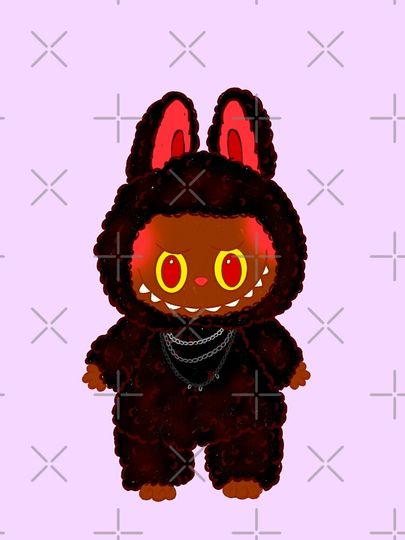 Labubu Black Devil A-Line Dress, Gift for Her