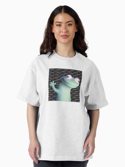 Lizard Lizard Lizard – Funny Elio-Inspired Design Oversized T-Shirt