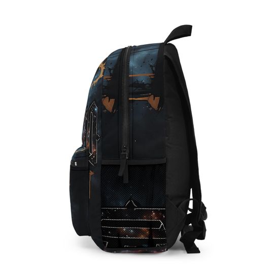 Galactic Blessed Backpack - Cosmic Design for School, Travel, Daily Use, Adventure Gift