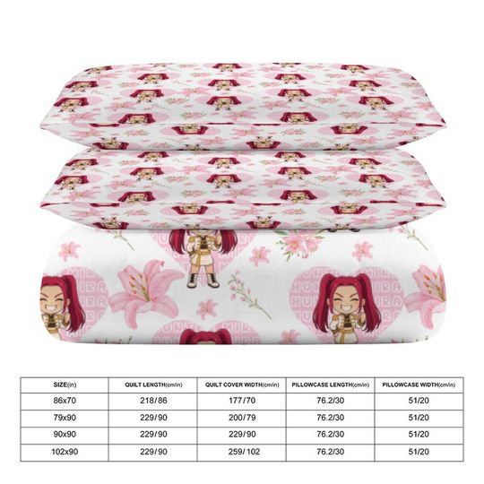 Mira KPOP Demon Hunters  3-Piece Bedding Set