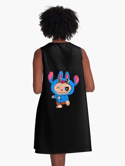 Labubu dance A-Line Dress, Gift for Her