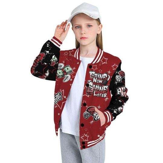 Jacket To Match Alternate Flu Game 12s, Grind2 Shine Later, Streetwear