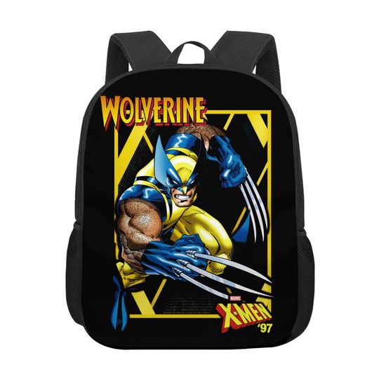 Vintage Marvel X-Men 90s Backpack, Wolverine Storm Rogue, Avengers Backpack