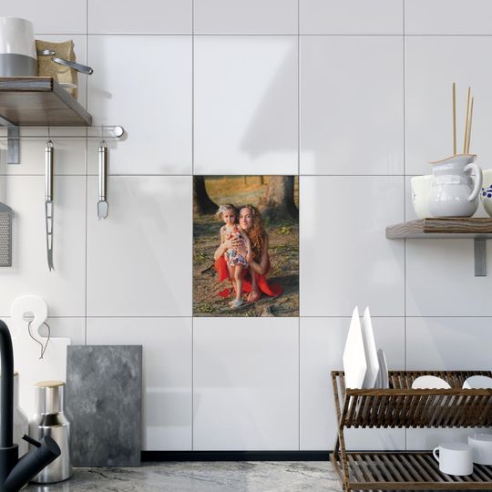 Custom Photo Tile Wedding Proposal Display