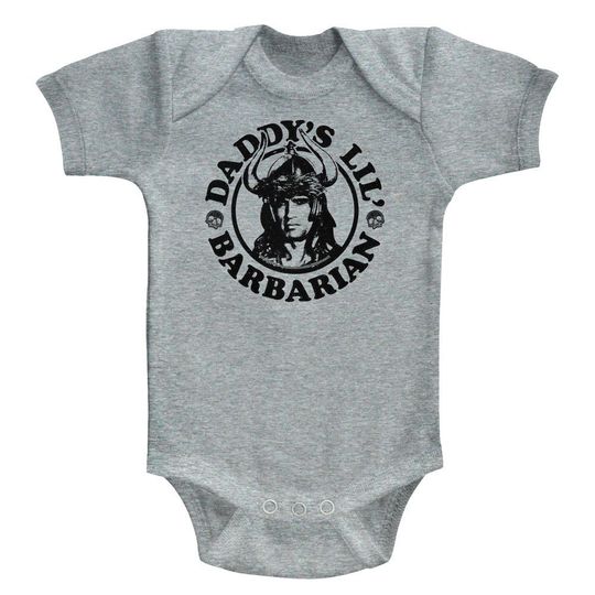 Conan The Barbarian Daddy's Barbarian Baby Onesie T-Shirt