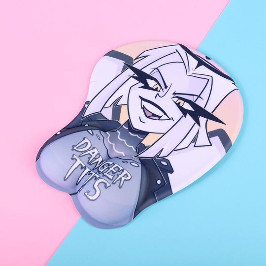 Hazbin Hotel Lute 3D Mousepad | 10 Inch 3D Mousepad with Wrist Support